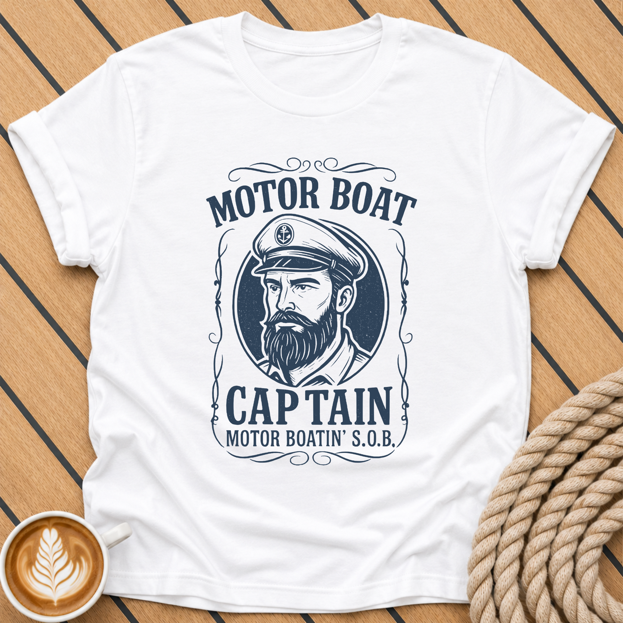 Motor Boat Captain T-Shirt