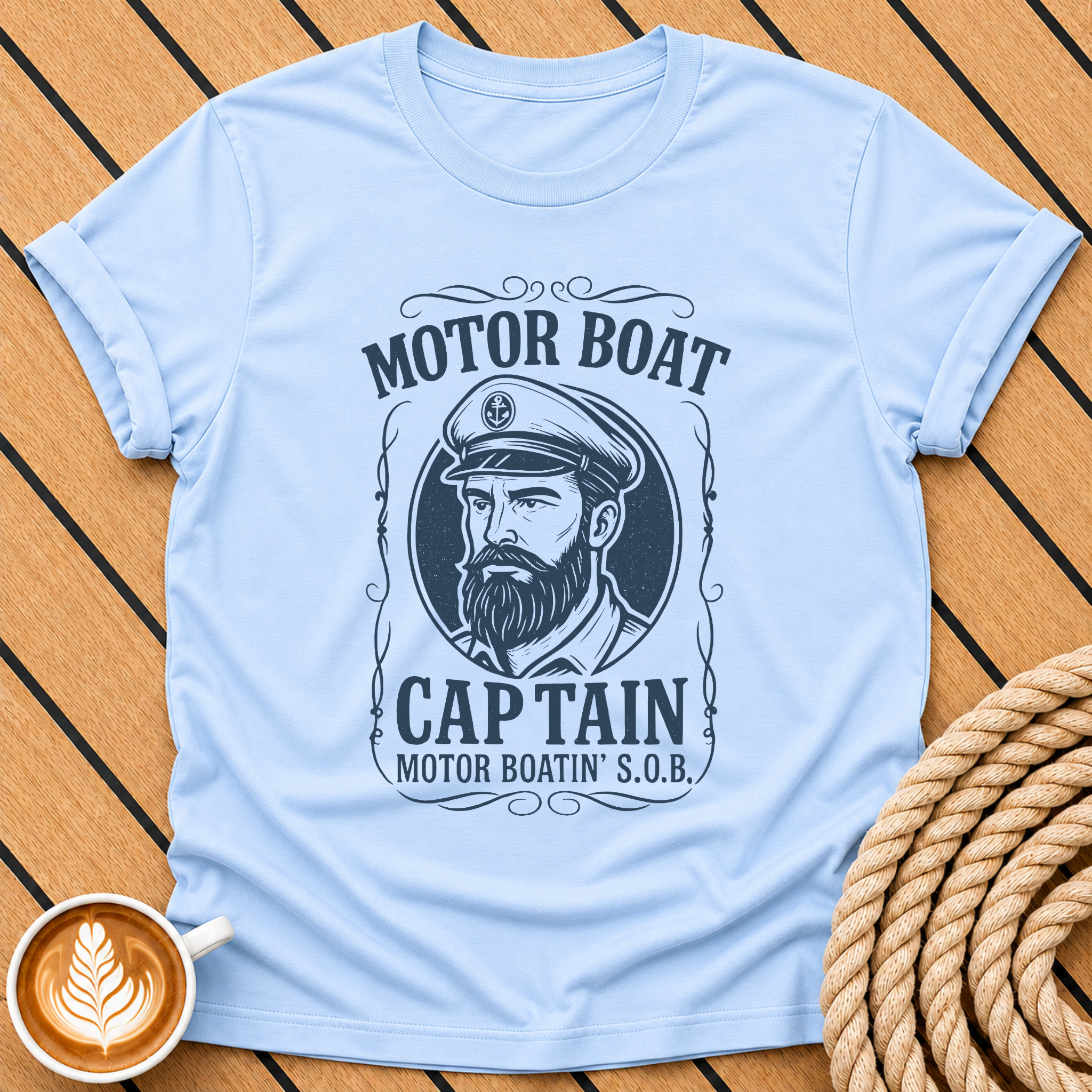 Motor Boat Captain T-Shirt