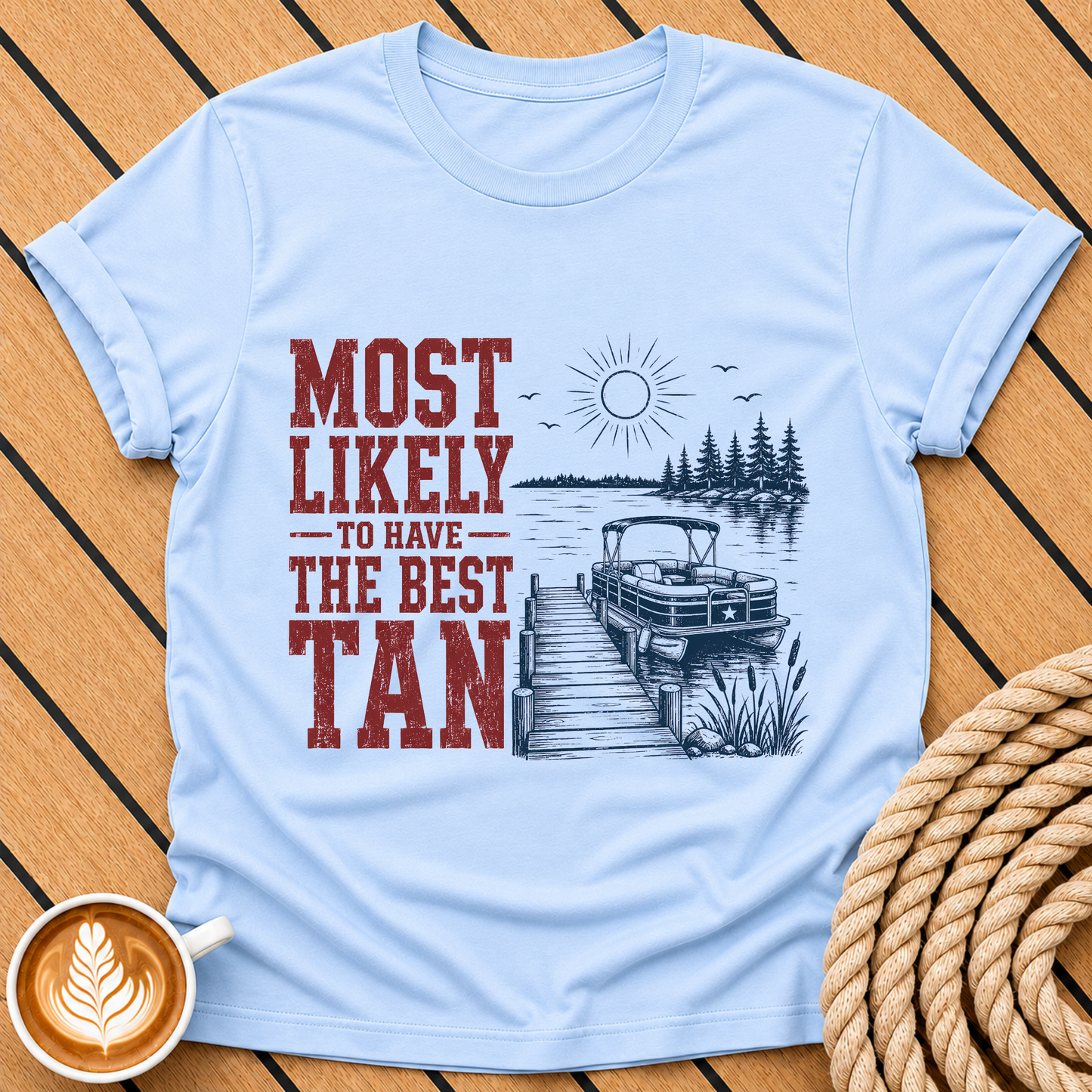 Most Likely to Have the Best Tan T-Shirt