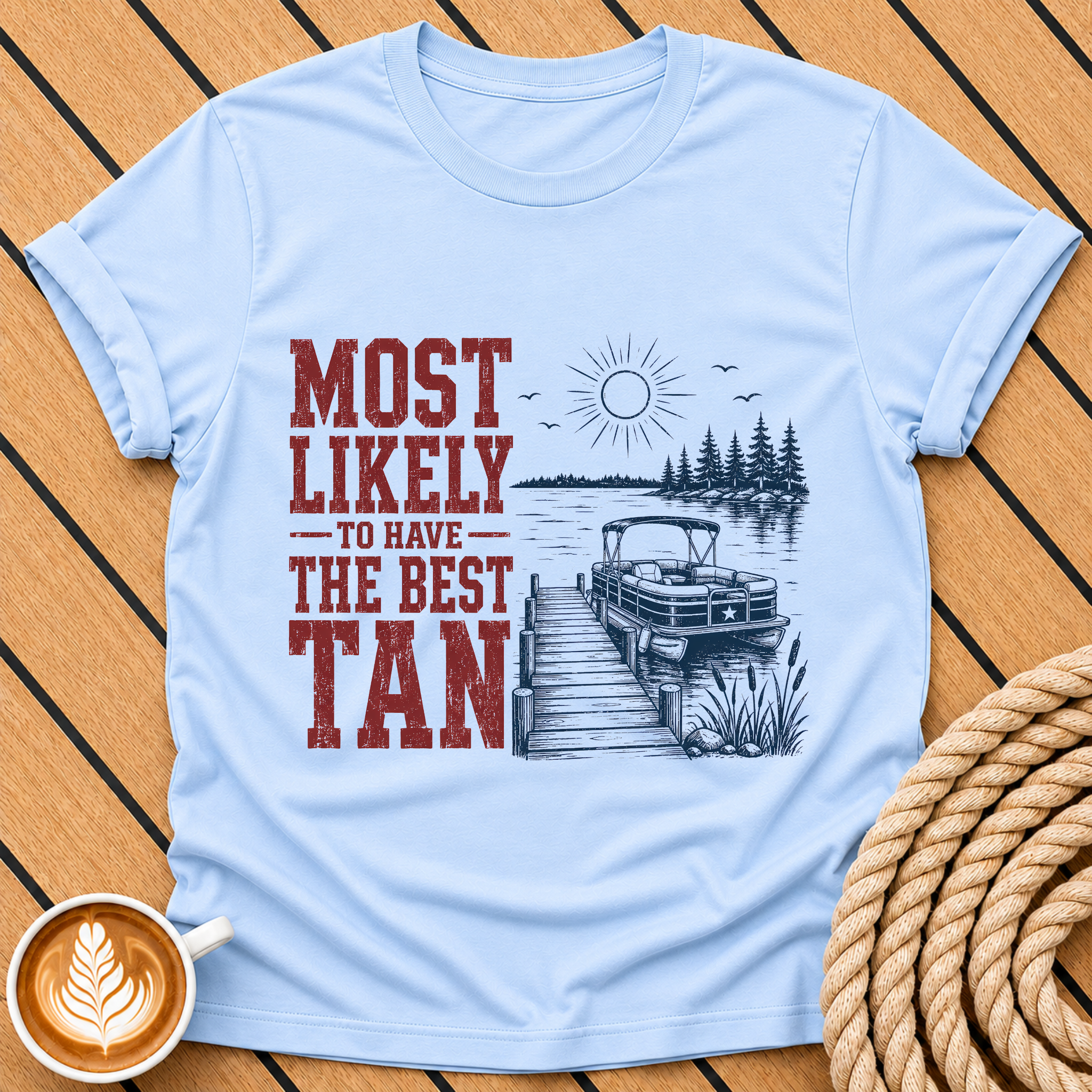 Most Likely to Have the Best Tan T-Shirt
