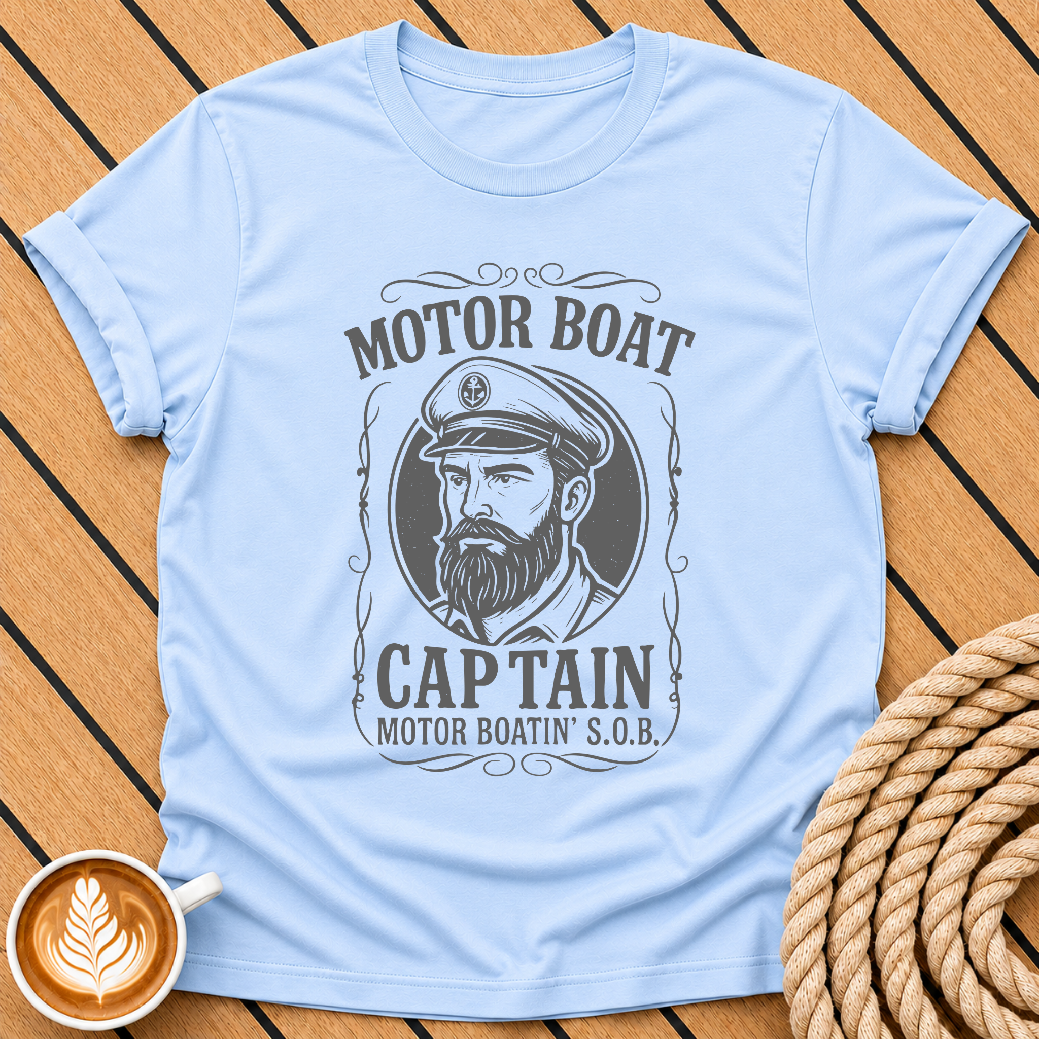 Motor Boat Captain T‑Shirt