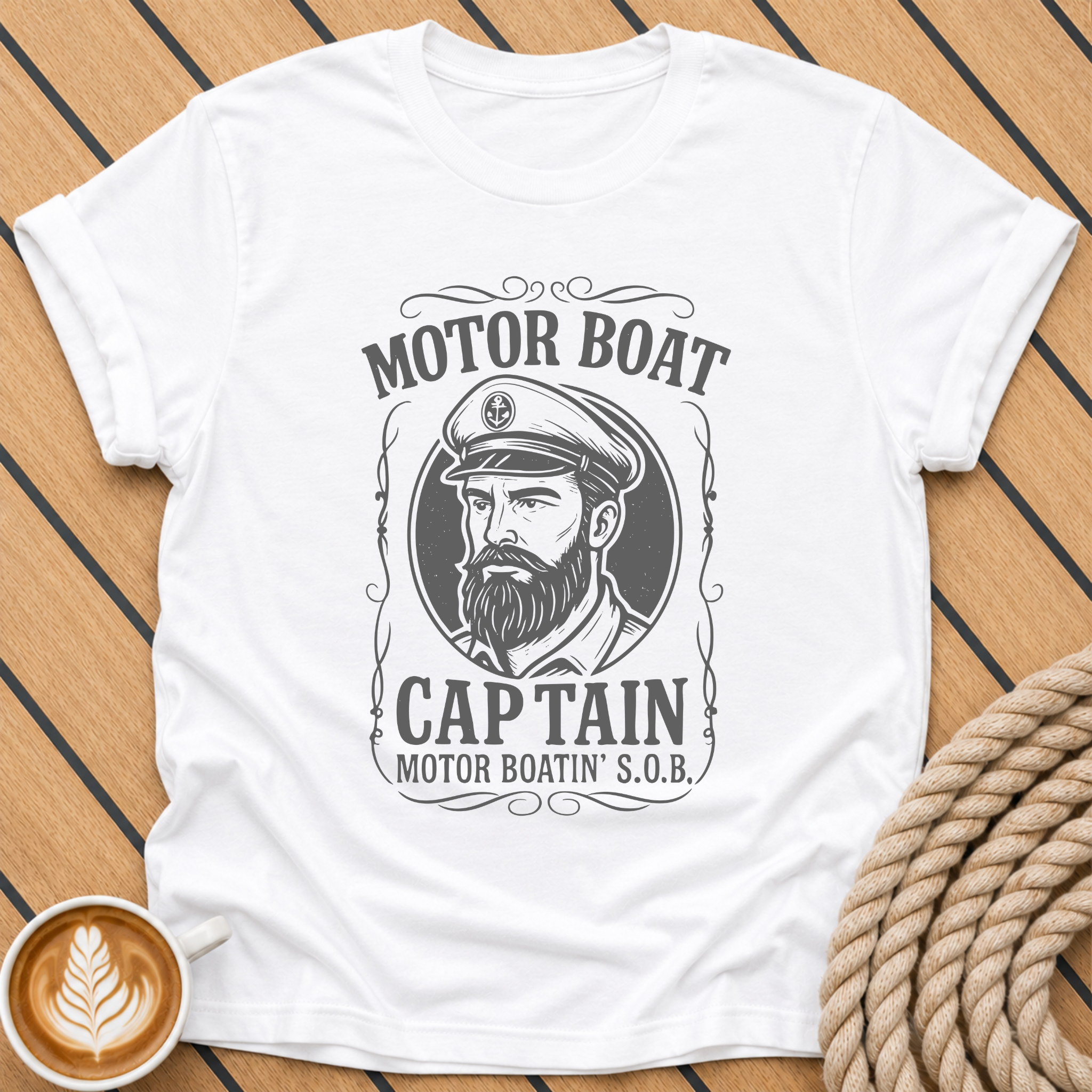 Motor Boat Captain T‑Shirt