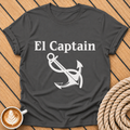 El Captain Anchor Nautical Captain T-Shirt