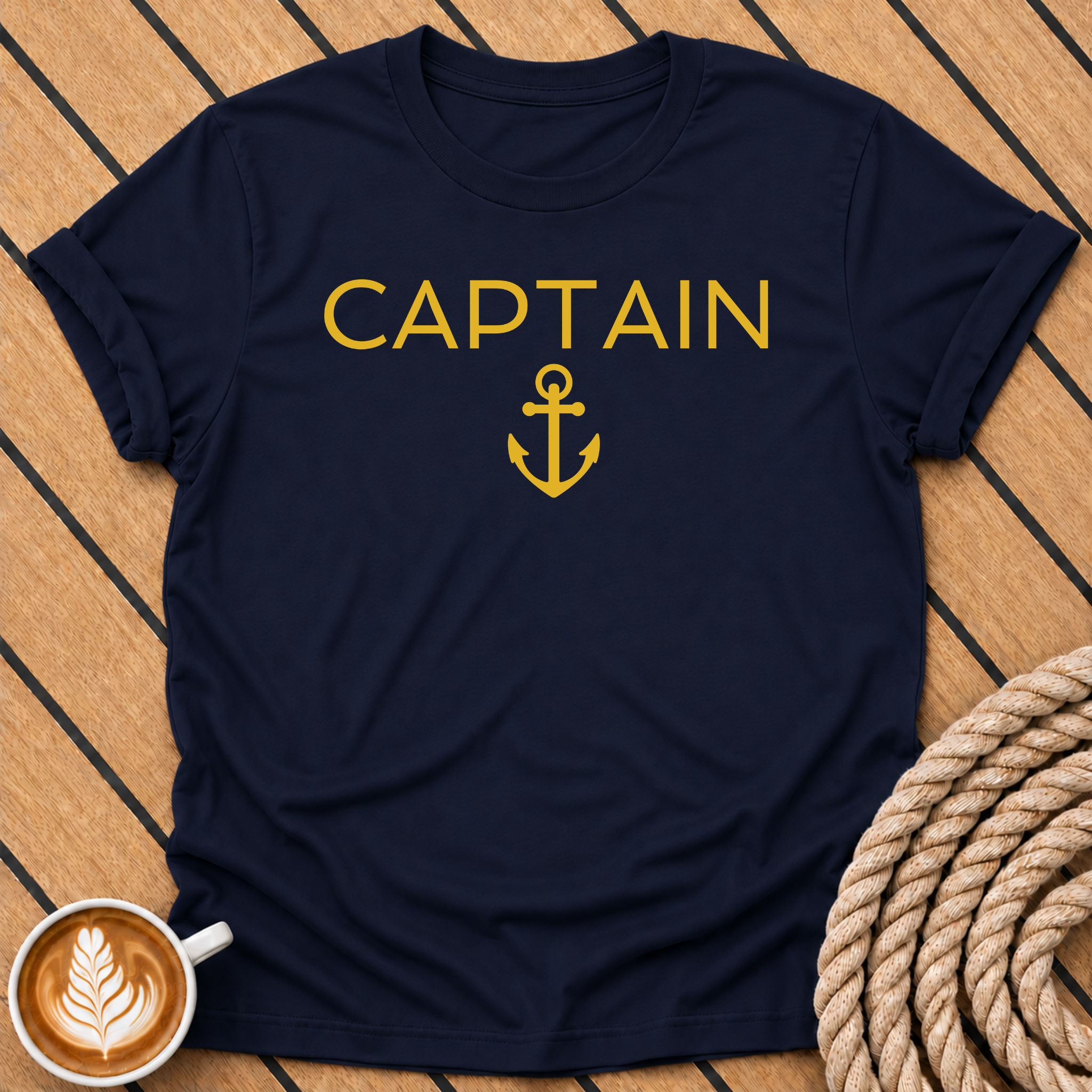 Captain Anchor Nautical T-Shirt