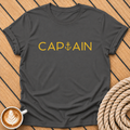 Captain Nautical Anchor Crew T-Shirt