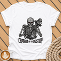 Captain of the Destiny Skull Skeleton - Nautical Pirate Graphic T-Shirt
