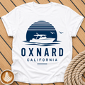 Oxnard California Boat Sunset T-Shirt