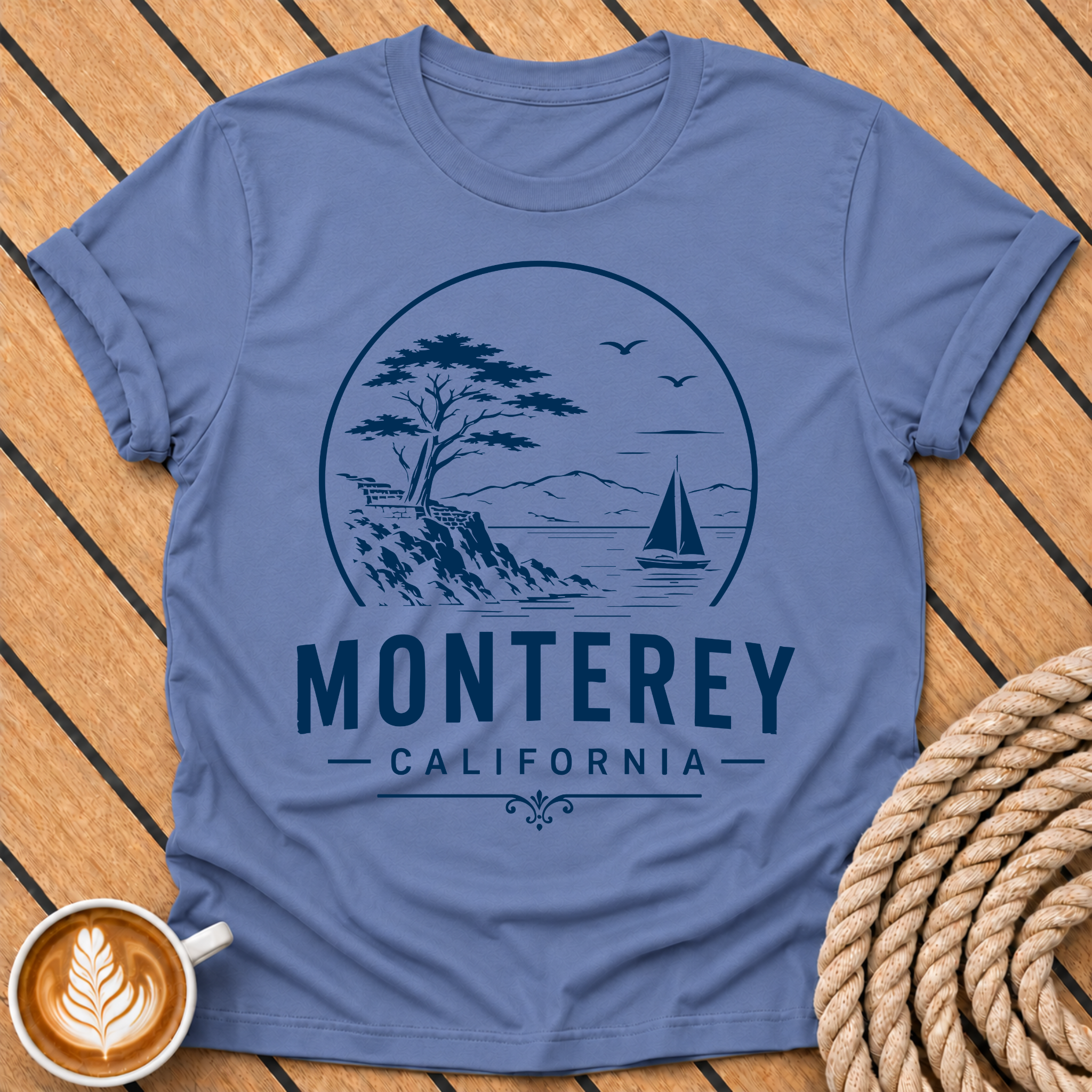 Monterey California Coastal T-Shirt