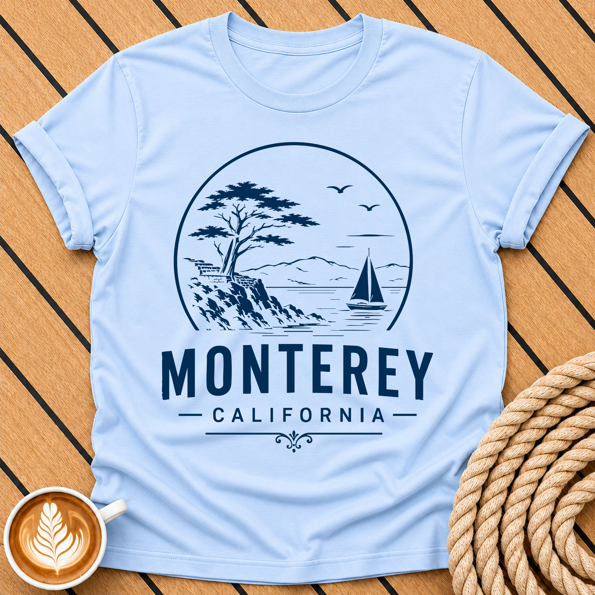 Monterey California Coastal T-Shirt